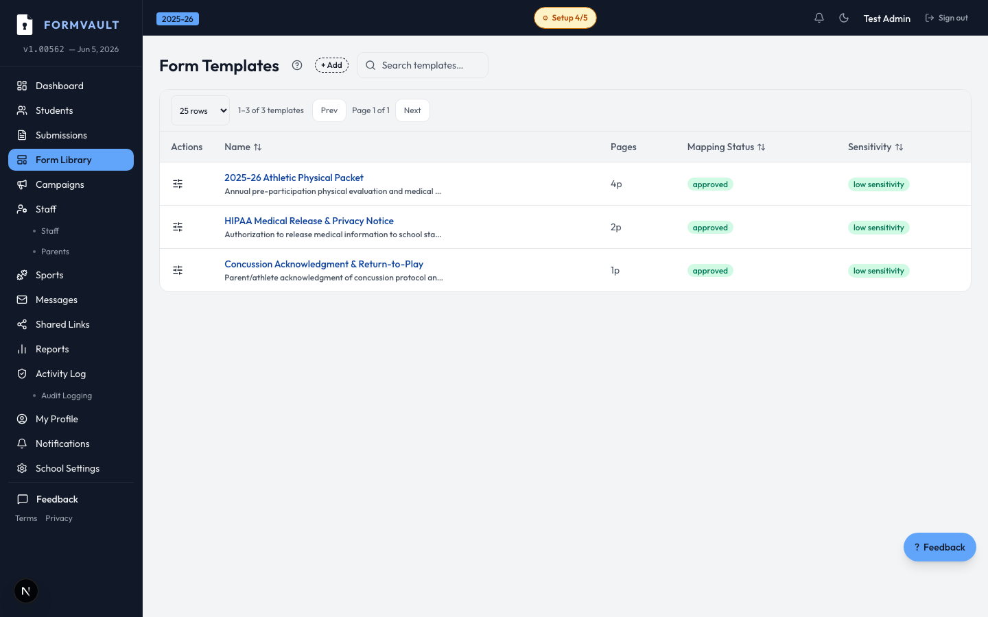 AI Smart Form Scanning